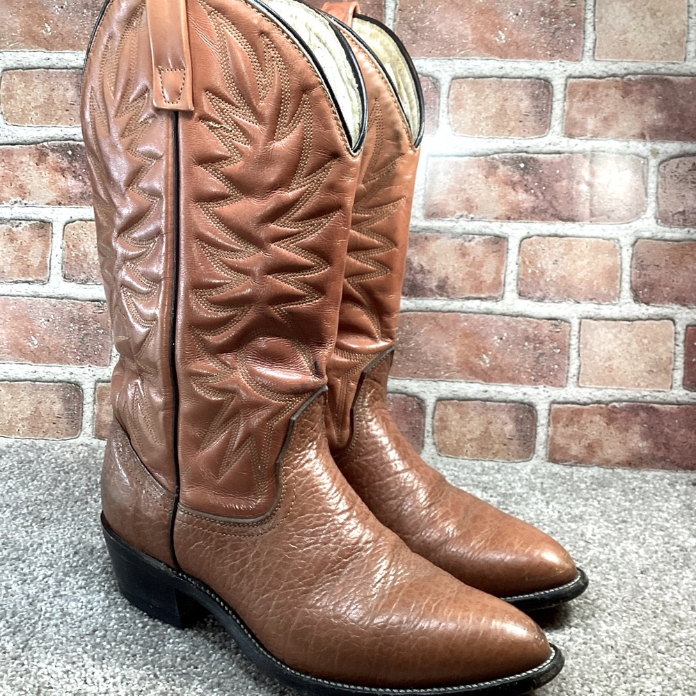 Palomino Men’s vintage cowboy western boots size 8 D